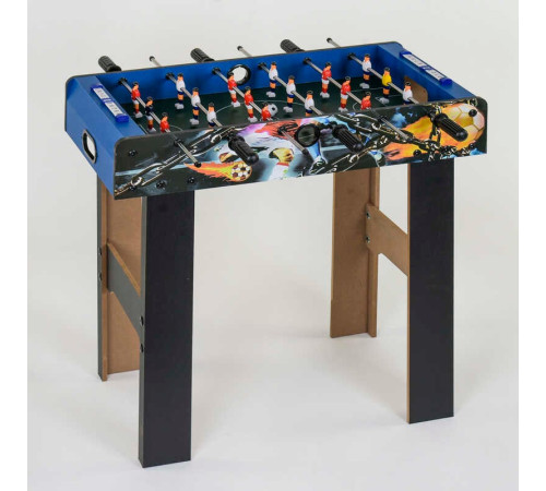 Футбол підлоговий XJ 803-2 (4) дерев'яний, на штангах, в коробці