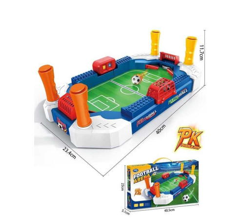 Футбол настільний 666-106 A (48/2) поле 40х23 см, важелі для відбивання м'яча, ворота, механічне табло, 2 пластикові м'ячі, в коробці
