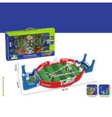 Футбол настільний 668-06 Штрих = 40054 (36) розмір поля - 38х18х7.5 см, 4 м’ячі, 4 важелі, рухомі елементи, для двох гравців, в коробці