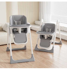 Стільчик для годування Toti 51526 (1) мягкий чохол PU, 4 колеса, з’ємний столик, корзинка, в коробці