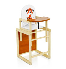 гр Стільчик / шкірзам / №2013 - "Тигр" - колір БІЛИЙ (1) ТМ "Мася"