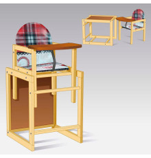 гр Стільчик малий №1125 "Серце на червоному" (1) ТМ "Мася"