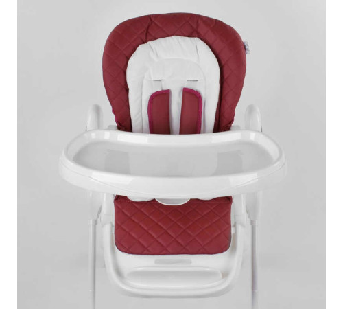 Стільчик для годування Toti W-22019 (1) м'який PU, м'який вкладиш, 4 колеса, знімний столик, в коробці