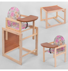 гр Стільчик малий №1111 "Троянди" колір рожевий (1) ТМ "Мася"