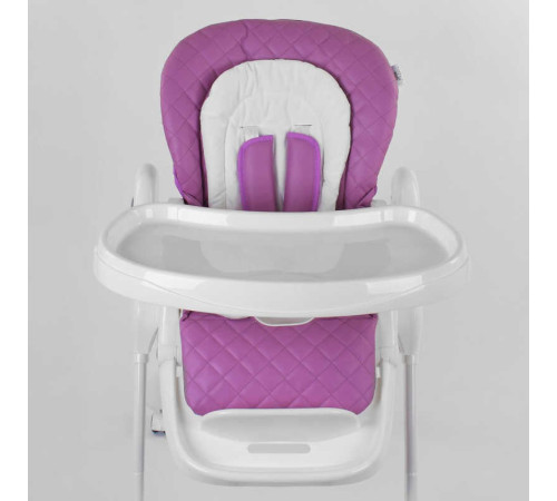 Стільчик для годування Toti W-62005 (1) м'який PU, м'який вкладиш, 4 колеса, знімний столик, в коробці