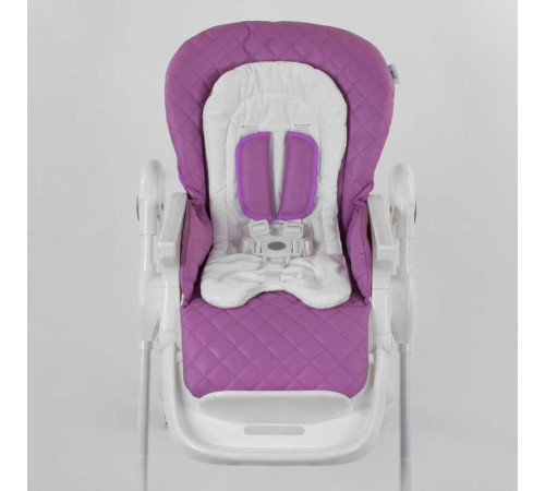 Стільчик для годування Toti W-62005 (1) м'який PU, м'який вкладиш, 4 колеса, знімний столик, в коробці