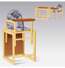 гр Стільчик малий №1121 "Абстракіція сердечка" колір фіолетовий (1) ТМ "Мася"