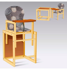 гр Стільчик великий №1212 "Кола абстракція" - колір сірий (1) ТМ "Мася"