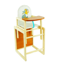 гр Стільчик / шкірзам / №2011 - "Сірий зайчик" - колір БІЛИЙ (1) ТМ "Мася"