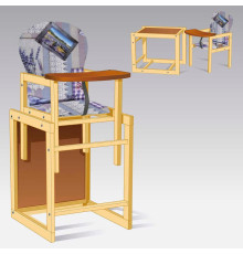 гр Стільчик великий №1221 "Абстракція-сердечко" колір фіолетовий (1) ТМ "Мася"