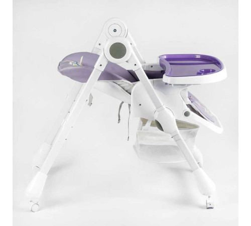 Стільчик для годування Joy K-60290 (1) мягкий чохол ПВХ, 4 колеса, з’ємний столик, кошик, в коробці