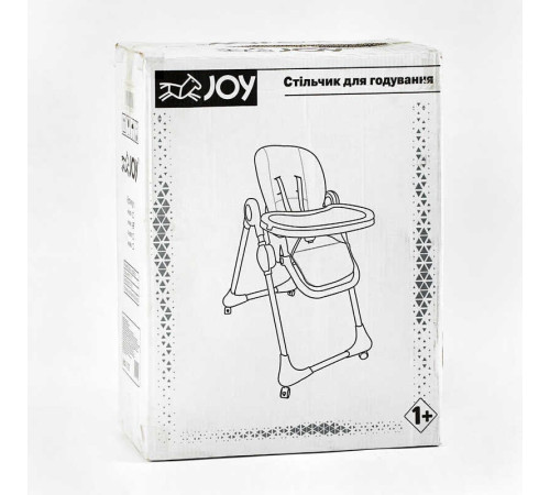 Стільчик для годування Joy K-60290 (1) мягкий чохол ПВХ, 4 колеса, з’ємний столик, кошик, в коробці