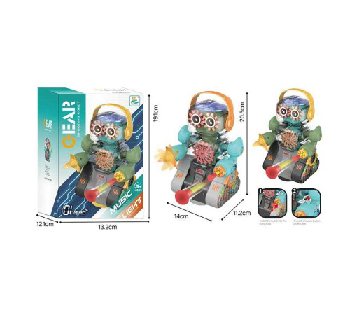 Робот 801-3 (72/2) 2 види, музика, підсвічування, їздить, стріляє, в коробці