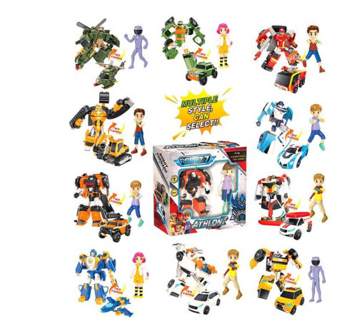 Трансформер Q 1916 (60/2) 10 видів, світло, в коробці, ВИДАЄТЬСЯ ТІЛЬКИ МІКС ВИДІВ