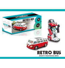 Автобус 9922 (72/2) "Трансформер", 3D підсвічування, колеса вільного ходу, звуки, у коробці