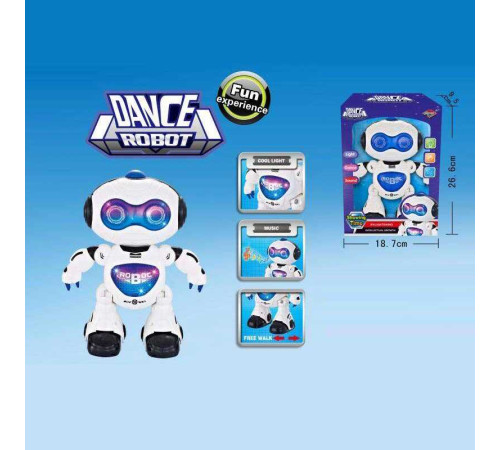 Робот 3025 (60/2) рухається, підсвічування, мелодія, в коробці