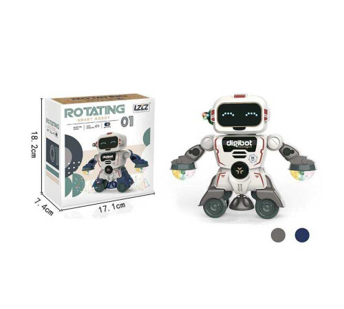 Робот 6678-1 (96/2) 2 види, танцює, обертається, підсвічування, музика, в коробці – в наличии! Купите сейчас у KAZKOVA