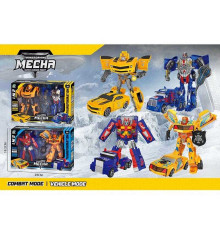Набір трансформерів 168-8 (48/2) 2 види, 2 штуки, висота 16см, щит, трансформація за 6 кроків, кінцівки із шарнірним з'єднанням, в коробці