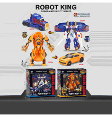 Трансформер 0754-1 A (72) 2 види, кінцівки обертаються, зброя, пластикові колеса, в коробці