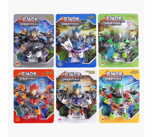 Робот-конструктор F 1707-8 A (144/2) 6 видів, на листі, ВИДАЄТЬСЯ ТІЛЬКИ МІКС ВИДІВ – в наличии! Купите сейчас у KAZKOVA