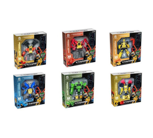 Трансформер HS 50 HS 55 (48) 6 видів, екскаватор, в коробці, ВИДАЄТЬСЯ ТІЛЬКИ МІКС ВИДІВ