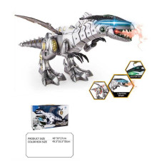 Динозавр 881-3 (15) звуки, підсвічування, знімні крила, ходить, генерує пару, в коробці