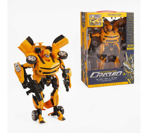 Трансформер W 8826 A (12) рухливі елементи, зброя, в коробці