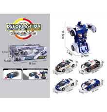 Машинка-трансформер 716-2 (192/2) "Поліція", інерція, в коробці