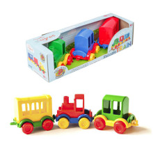 гр Паровозик "Kid cars" 39260 (20) "Tigres", 3 штуки, в коробці