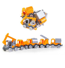 гр Набір машин "Kid cars" 39371 (20) "Tigres", "Спецтехніка", 5 шт, в сітці