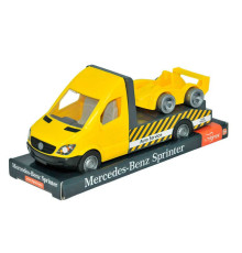 гр Автомобіль "Mercedes-Benz Sprinter" евакуатор (жовтий) 39711 (6) "Tigres", у плівці