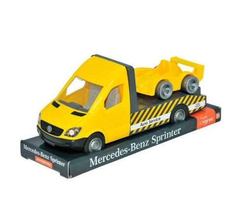 гр Автомобіль "Mercedes-Benz Sprinter" евакуатор (жовтий) 39711 (6) "Tigres", у плівці гр Автомобіль "Mercedes-Benz Sprinter" евакуатор (жовтий) 39711 (6) "Tigres", у плівці