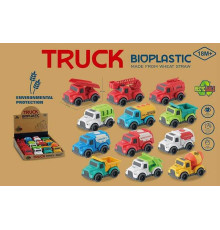 Набір машин 933-600 M (40/2) ЦІНА ЗА 12 ШТУК В БЛОЦІ, біопластик, в коробці