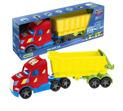 гр "Magic Truck Basic" вантажівка" 36300 (3) в коробці "Wader"