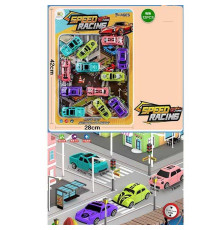 Набір машин 24615 (96/2) 12 штук, на листі