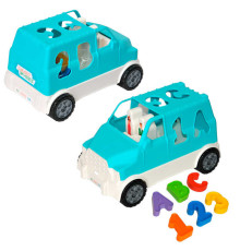 гр Авто "Smart wheels" сортер 6 ел. (бірюзовий) 40062 (14) "Tigres"