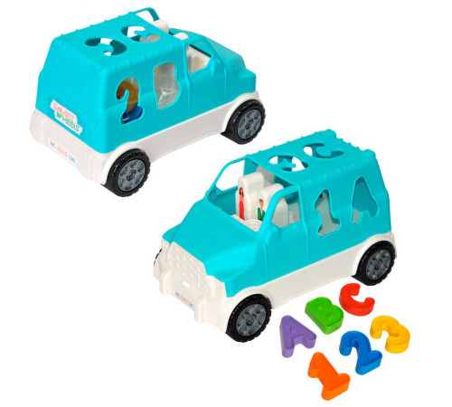 гр Авто "Smart wheels" сортер 6 ел. (бірюзовий) 40062 (14) "Tigres" гр Авто "Smart wheels" сортер 6 ел. (бірюзовий) 40062 (14) "Tigres"