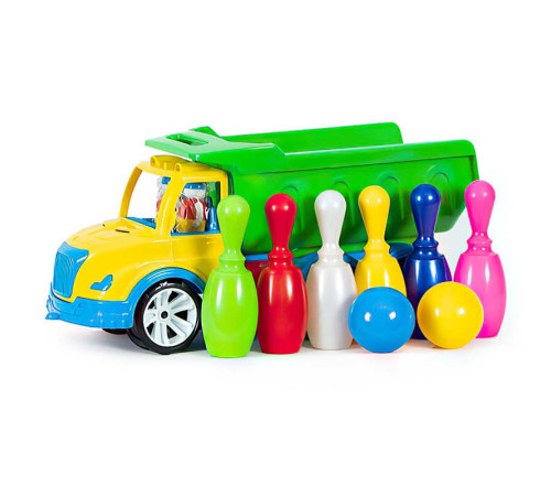 гр Машинка "Самоскид Mati" 009/11 (3) "BAMSIC", з кеглями, в сітці – в наличии! Купите сейчас у KAZKOVA гр Машинка "Самоскид Mati" 009/11 (3) "BAMSIC", з кеглями, в сітці – в наличии! Купите сейчас у KAZKOVA