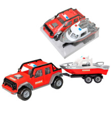 гр Джип рятувальний "Титан" 40091 (2) "Tigres", довжина з катером 70 см, в плівці