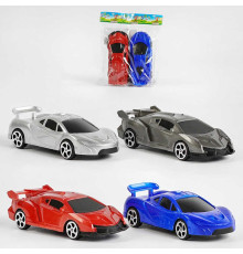 Набір машин 877-23 (720/2) 2шт у пакеті, 4 кольори