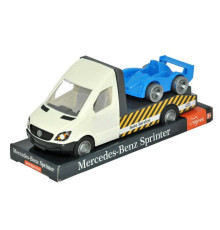 гр Автомобіль "Mercedes-Benz Sprinter" евакуатор 39708 (білий) на планшетці (6) "Tigres"