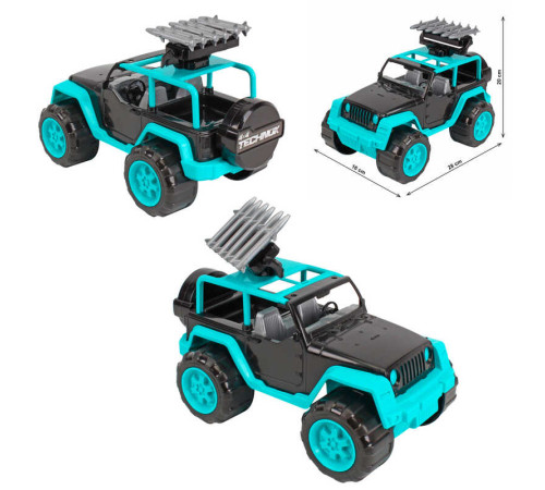 гр Позашляховик 0921 (4) "Technok Toys", розміри: 28х16х20 см, рухливі елементи – в наличии! Купите сейчас у KAZKOVA