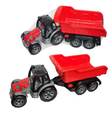 гр Трактор "МAX" 40103 (2) "Tigres", з причепом, довжина: 77см, в сітці