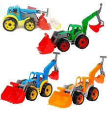 гр Трактор з двома ковшами 3671 (9) "Technok Toys" в сітці
