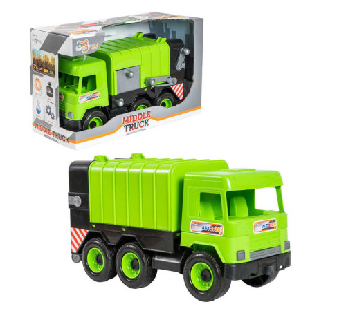 гр Авто "Middle truck" сміттєвоз (4) 39484 (св. зелений) в коробці "Tigres" гр Авто "Middle truck" сміттєвоз (4) 39484 (св. зелений) в коробці "Tigres"
