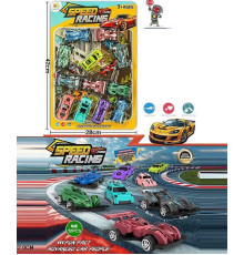 Набір машин 24621 (108/2) 11 машинок, на листі