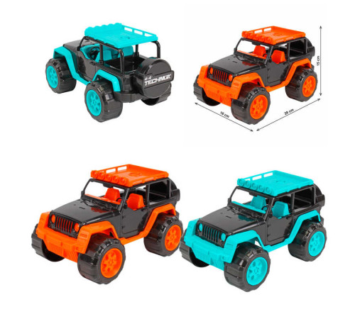 гр Позашляховик 9789 (4) "Technok Toys", розміри: 28х16х15 см – в наличии! Купите сейчас у KAZKOVA