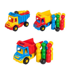 гр Вантажівка з кеглями "Multi truck" 39220 (4) 3 кольори, "Tigres"