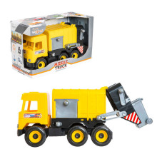 гр Авто "Middle truck" сміттєвоз (4) 39492 (жовтий) в коробці "Tigres"