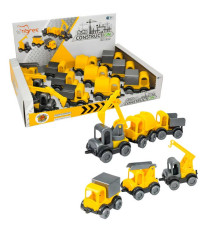 гр Будівельні машинки "Kid cars" 39901 ЦІНА ЗА 12 ШТУК У БОКСІ (96) "Tigres"